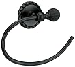 Hardware House 583799 Andorra Towel Ring Black