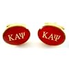 Kappa Alpha Psi Red Gold Cufflinks