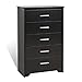 Black Coal Harbor 5 Drawer Chest