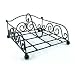 Wrought iron vintage French style napkin holder dispenser, Dark