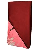 Outside Baby Girls Two Layer Fleece Blanket Pink Snowflake