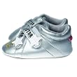 Silly Souls Rock Star Baby Shoes, Silver, 6-12 Months