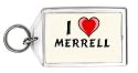 I Love Merrell Keychain