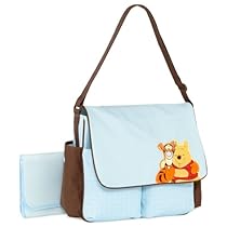 Disney Pooh and Tigger Diaper Bag, Blue
