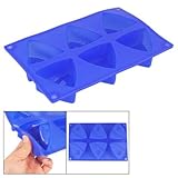 Fish Head Shape Rectangle Silicone Tray Ice Cube Cake Pan Mold