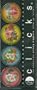 iPop Clicks Retro Mixed Flowers Clicks Magnet Set