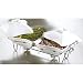Godinger Ceramic Double Warmer Chafing Dish with Serving Stand