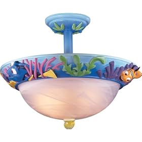Disney Nemo Semi-Flush Ceiling Light Fixture