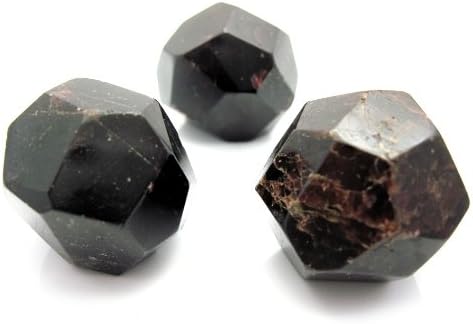 Garnet Faceted Crystal with Pouch ONE