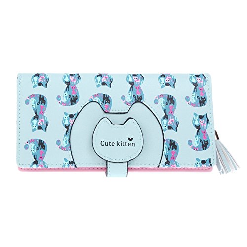 Damara Dainty Cats Allover Snap Bifold Wallet