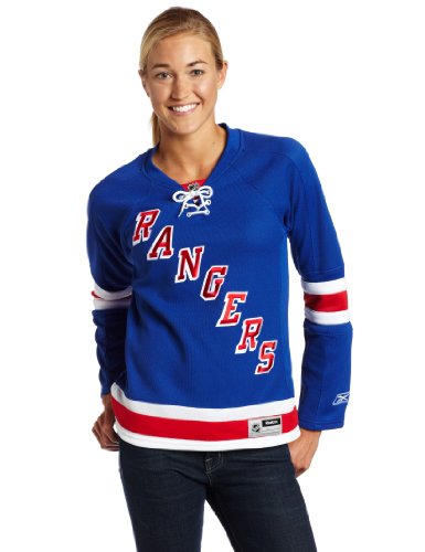 NHL Women's New York Rangers Reebok Premier Team Jersey - 7214W511Wrnyr (Blue, Large)