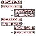 Raceway Street Signs4 Per Unit