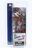 ICHIRO / SEATTLE MARINERS & JIM THOME / PHILADELPHIA PHILLIES * 3 INCH * McFarlane's MLB Sports Picks Series 1 Mini Figure 2-Pack