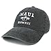Trendy Apparel Shop Maui Hawaii with Palm Tree Embroidered Unstructured Baseball Cap - Charcoal