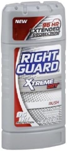 Right Guard Xtreme Dry Antiperspirant and Deodorant, Invisible Solid, Rush 2.6 oz (Pack of 6) by Right Guard Xtreme Dry