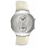 Philip Stein Modern Teslar Stainless Steel Womens Dual Time Watch 6-SCDMOP-CW by Philip Stein