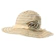 Adi Designs Flower Accent Wide Brim Sun Hat