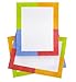 GARTNER 100-Sheets 8.5 x 11 Inch Stationary - Colorful Border