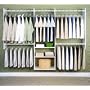 Easy Track RB1460 4-to-8-Foot Deluxe Tower Closet, White