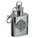 Review Sterling & Classic SC601 / Celtic Cross in a Circle 1oz Keyring Stainless Steel Hip Flask