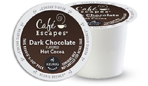 Café Escapes Dark Chocolate Hot Cocoa, 24 Count
