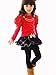 Girls Fleece Lined Bow and Beads Tutu Skirt Leggings Pants