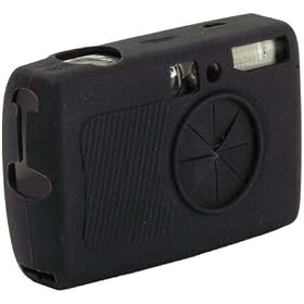 Delkin Snug-It, Silicone Digital Camera Skin for the Canon SD850 and Ixus 950, Black, with Neck and... by Delkin