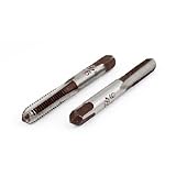 uxcell 2本入り M6　6mmの直径　フルート　高速度　鋼　 HSS 手ねじ用　メトリック　プラグ　タップ