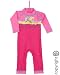 Bright Bots UPF50+ Australian Girls Sunsuit Pink and Pale Pink Long Leg/Sleeve All in One size 2-3 years