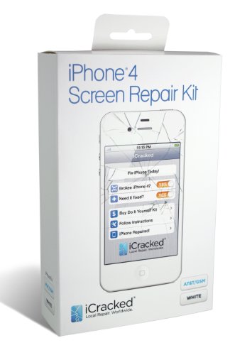 iPhone 4 GSM (AT&T) Premium Screen Replacement & Repair Kit - White