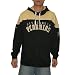 NHL Pittsburgh Penguins Mens Athletic Warm Zip-Up Hoodie / Sweatshirt Jacket with Embroidered Logo - Black & Yellow (Size: 2XL)