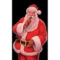 Santa Claus Window Poster