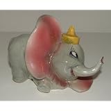 Disney 1940's Dumbo Porcelain Figurine W/Ear To The Ground