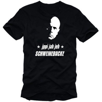 BRUCE WILLIS t-shirt SCHWEINEBACKE Gr.M