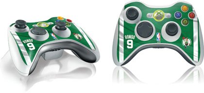 Skinit R. Rondo - Boston Celtics #9 Vinyl Skin for 1 Microsoft Xbox 360 Wireless Controller