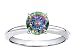 1.25 cts Genuine Mystic Rainbow Topaz Solitaire Engagement Ring - 14kt White or Yellow Gold