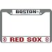 Boston Red Sox MLB Chrome License Plate Frame