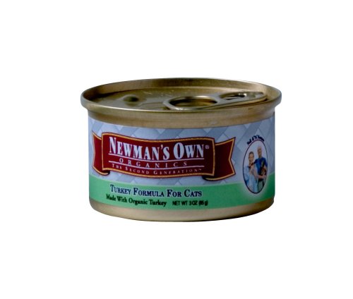 Newman's Own« Organics Turkey Formula For Cats, 3-Ounce Tins (Pack of 24)