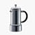 Bodum Chambord Espresso Maker, Stove Top, 6 Cup, 0.8l, 27 oz, Stainless Steel