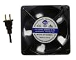 Best Electronics 120x120x38mm Low Speed AC Fan, Model "BT12038B1L".