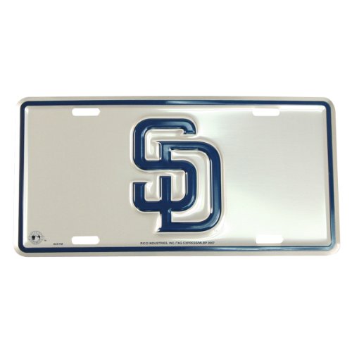 San Diego Padres License Plate - Classic Logo