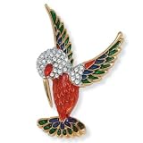 Colorful Bird Pin