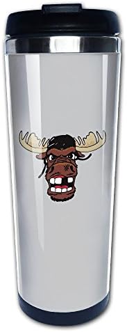 Angry Moose Horns 304+ABS Stainless Steel Travel Tumbler Coffee Mug (400ml)