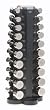 Hampton Fitness 10 Pair Chrome Beauty-Grips Studio Club Pack