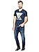 GUESS Men's Chip Logo V-Neck Tee
