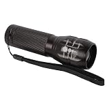 Buy 3W CREE Q3 Compact Flashlight With Adjustable Beam Push Button On Off Tail Switch