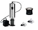 Peugeot Elis Wine Service Kit: Rechargeable Wine Opener, Foil Cutter and Pouring Spouts
