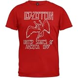 Led Zeppelin - 1977 Red T-Shirt