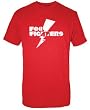 Foo Fighters - Men's Lightning Bolt Adult T-Shirt in Red