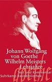Produkt-Bild: Wilhelm Meisters Lehrjahre (Suhrkamp BasisBibliothek)